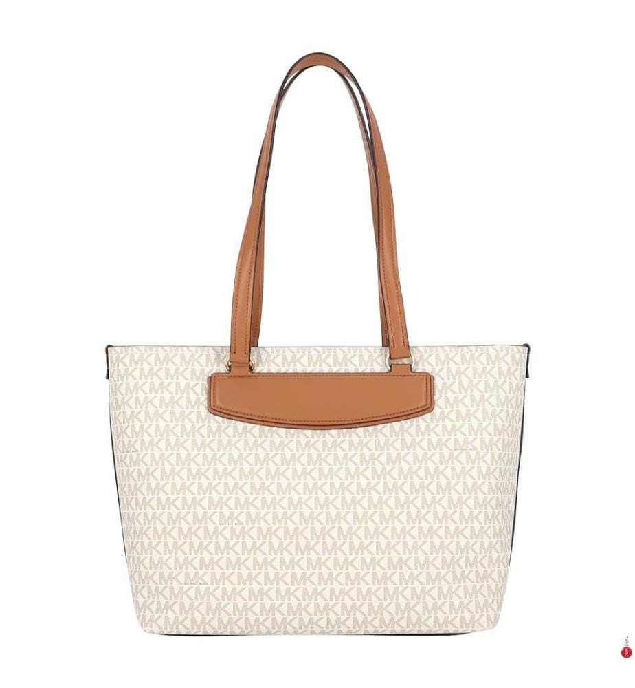 Sac Shopping Jet Set Travel Medium Signature - Blanc