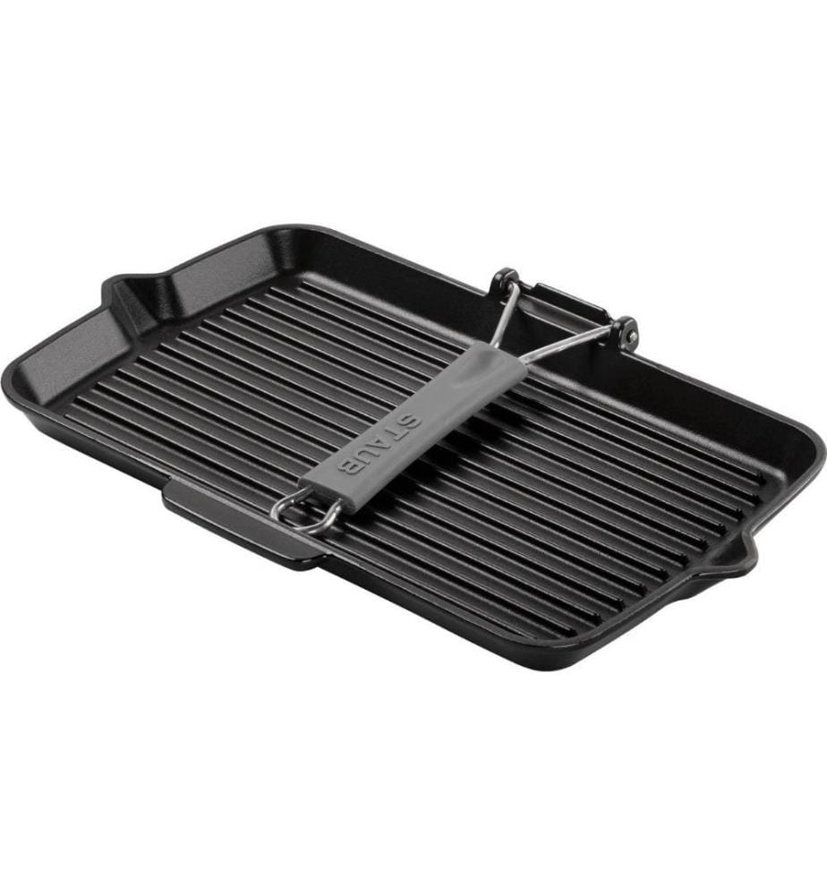Rechteckige Grillpfanne - 34 x 21 cm - Schwarz