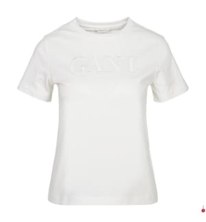 Maglietta regular fit con grafica tonale - Eggshell