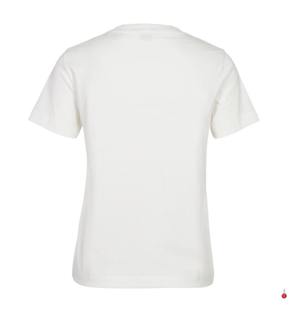 Maglietta regular fit con grafica tonale - Eggshell