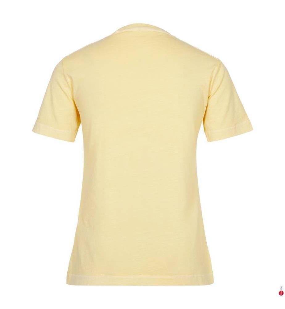 Sunfaded Regular Fit C-Neck T-Shirt - staubiges Hellgelb