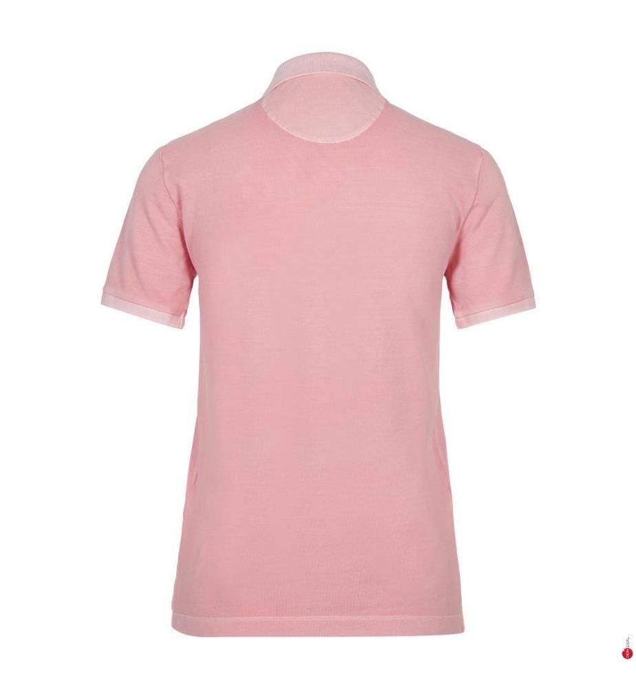 Polo in piqué Sunfaded - Rosa geranio