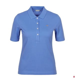 Slim Shield Pique Polo - Perfect Blue