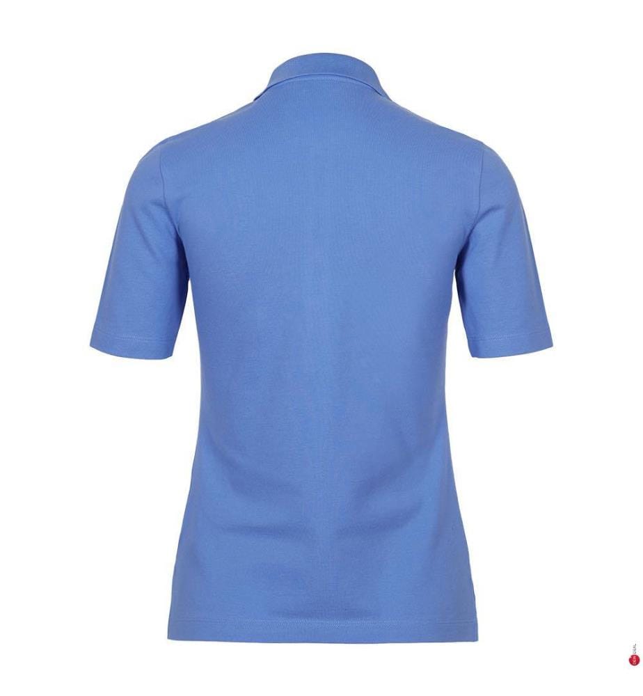 Slim Shield Pique Polo - Perfect Blue