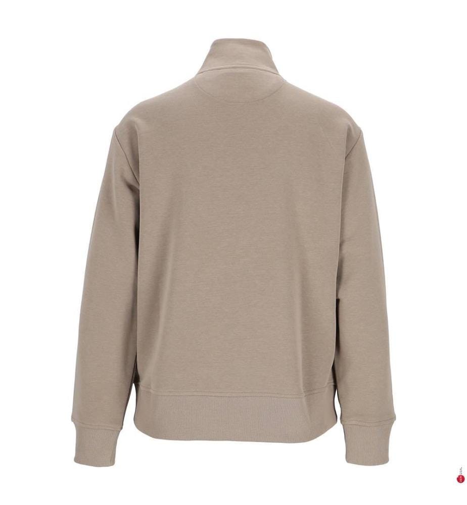 Pull demi-zip Shield - Beige Taupe