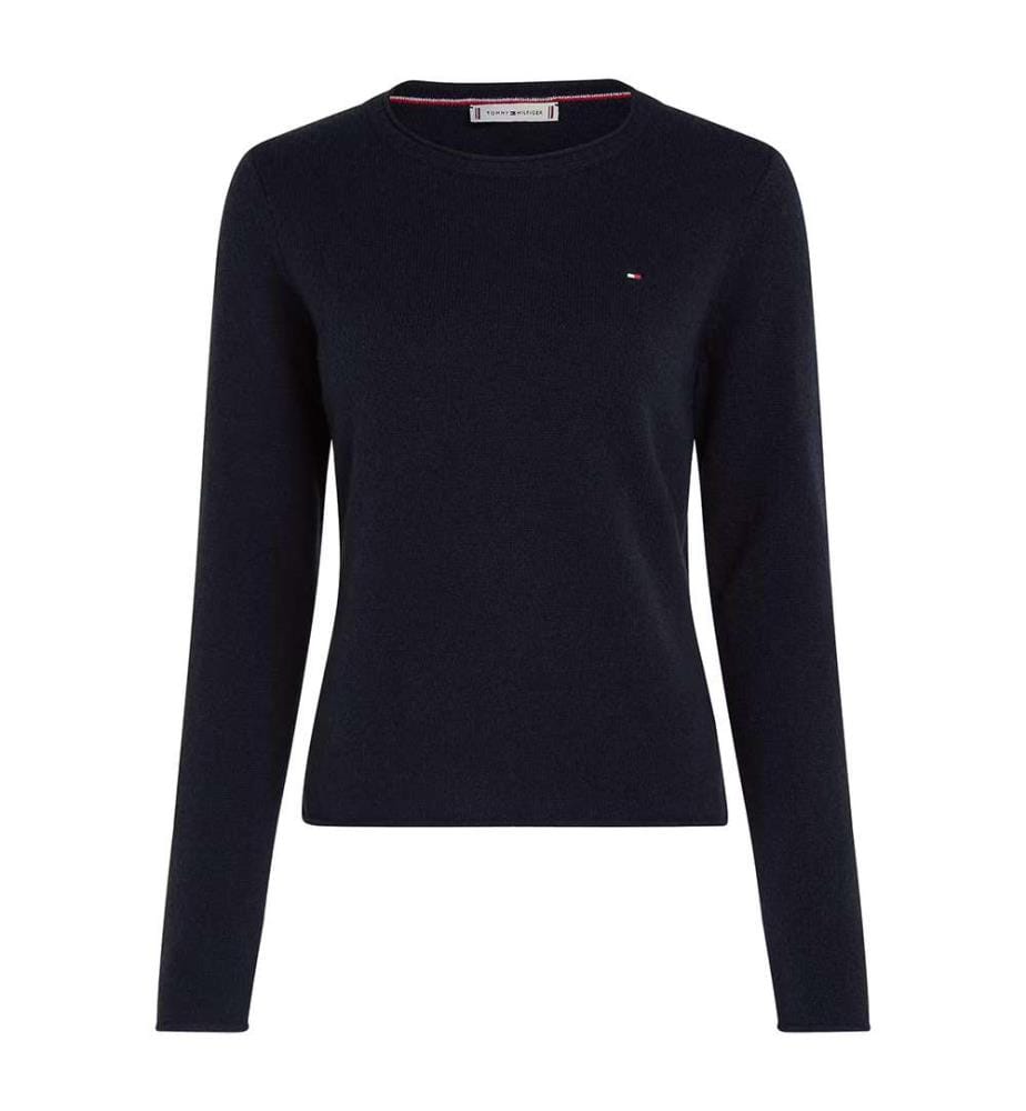 Maglione in Lana Regular Fit - Blu Marino