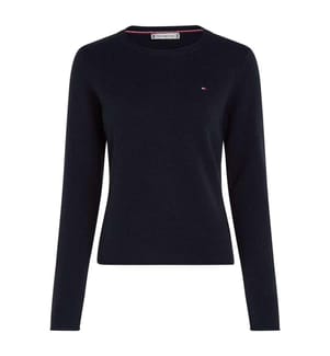 Maglione in Lana Regular Fit - Blu Marino