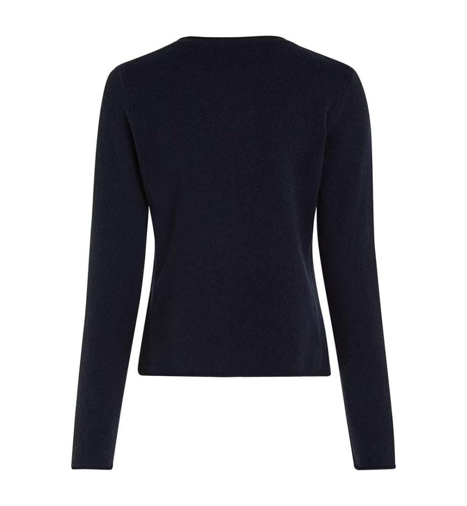 Maglione in Lana Regular Fit - Blu Marino