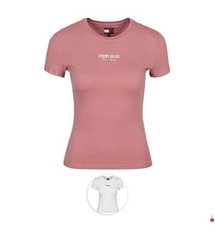 Set di 2 T-Shirt Regular Fit - Rosa e Bianco