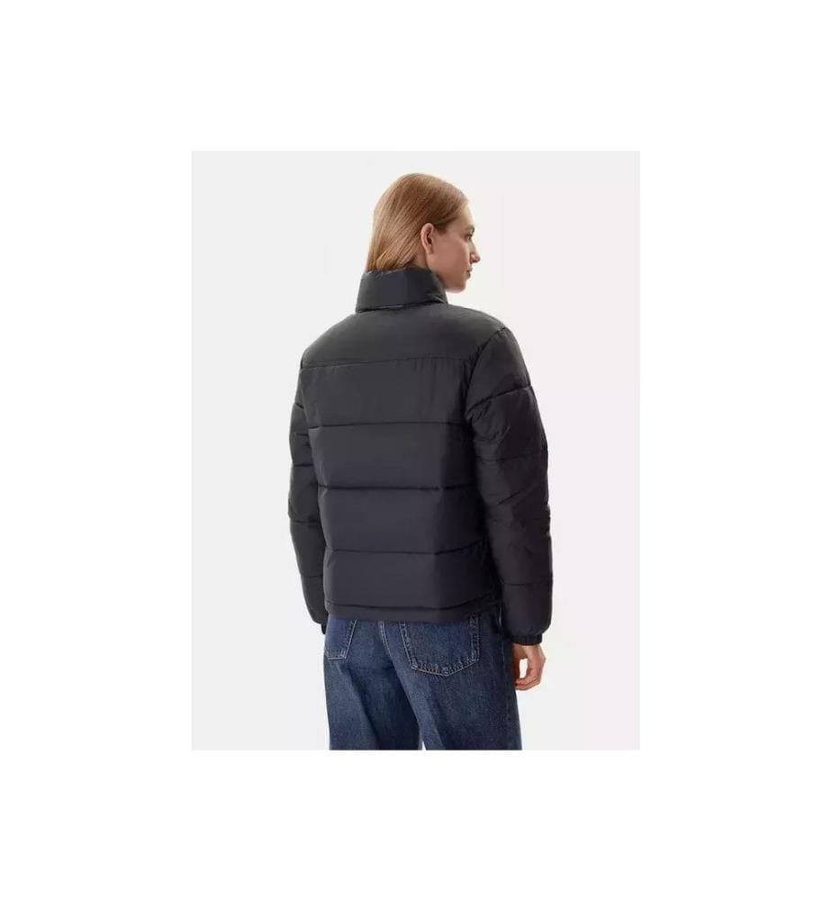 Legere Daunenjacke mit komprimierbarer Kapuze - Schwarz