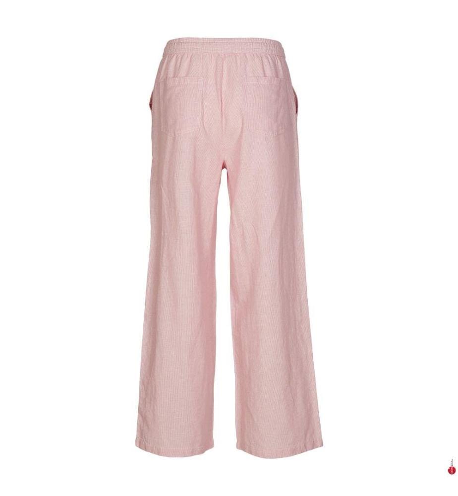 Pantaloni Loose Fit - Rosa e Bianco
