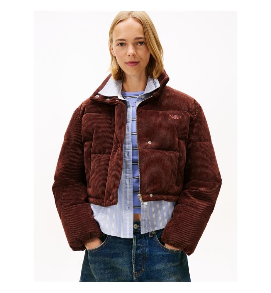 Steppjacke TJW Cord - Braun
