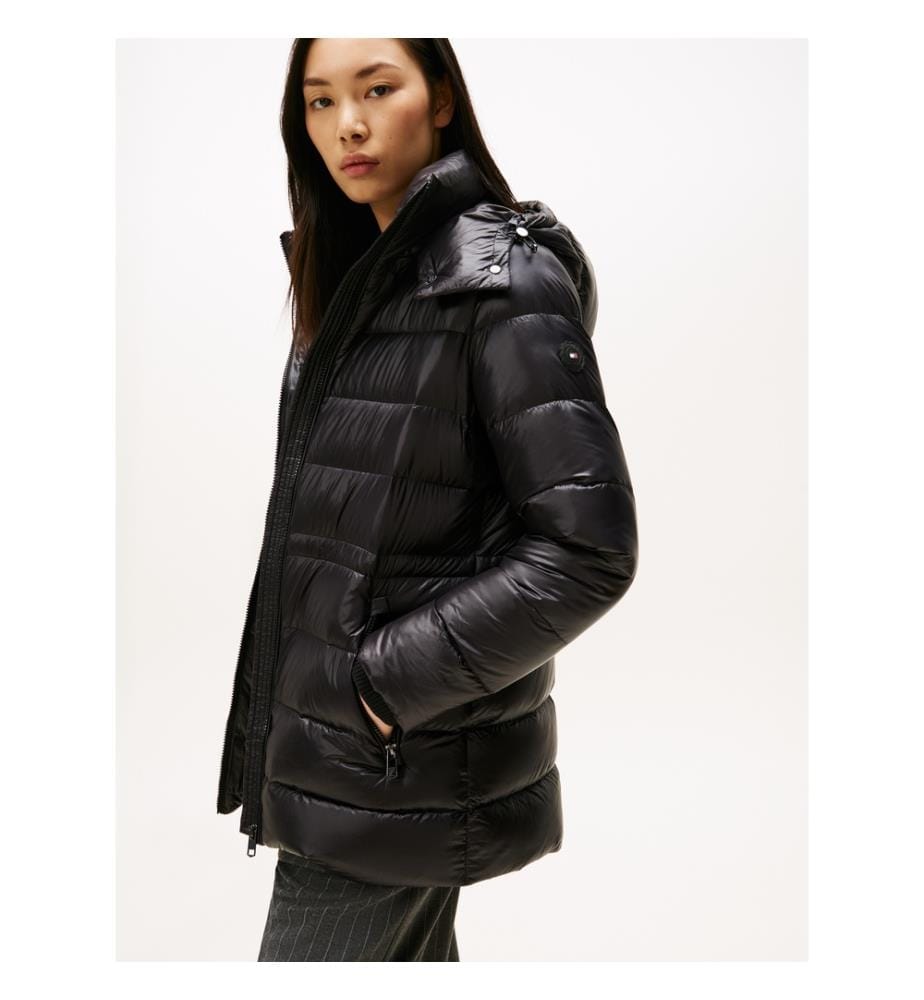 Steppjacke Regular Fit Gloss HW Down - Schwarz