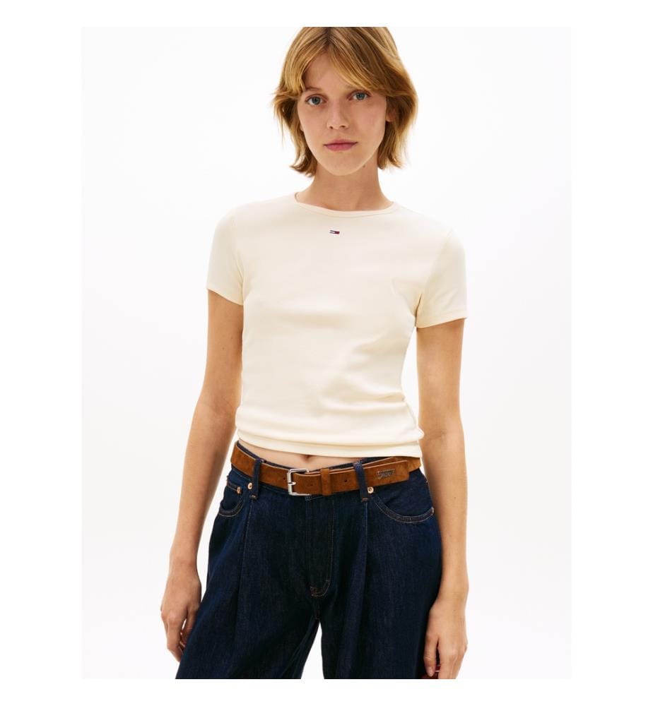 Maglietta Slim Essential - Beige