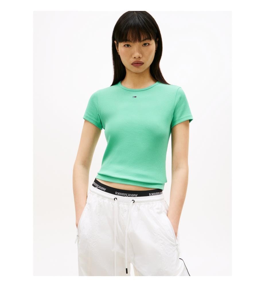 Maglietta Slim Essential - Verde