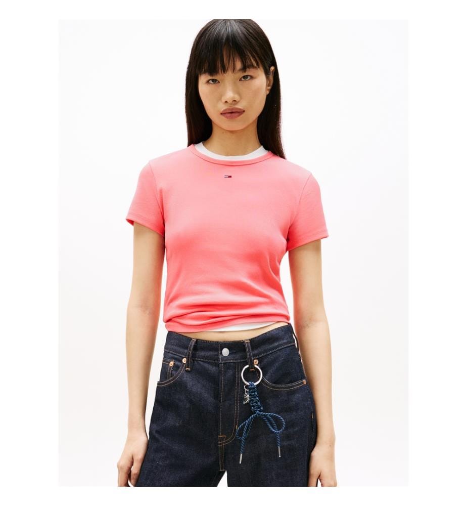 Maglietta Slim Essential - Rosa