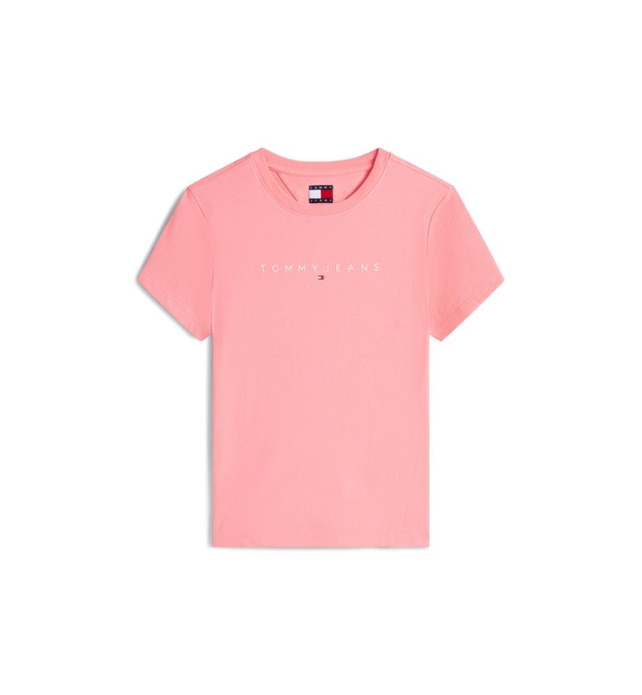 T-Shirt Slim Linear - Rose