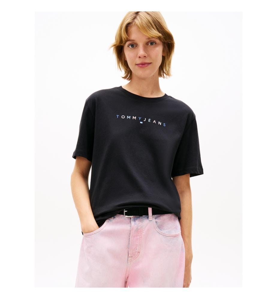T-Shirt Color Linear - Noir