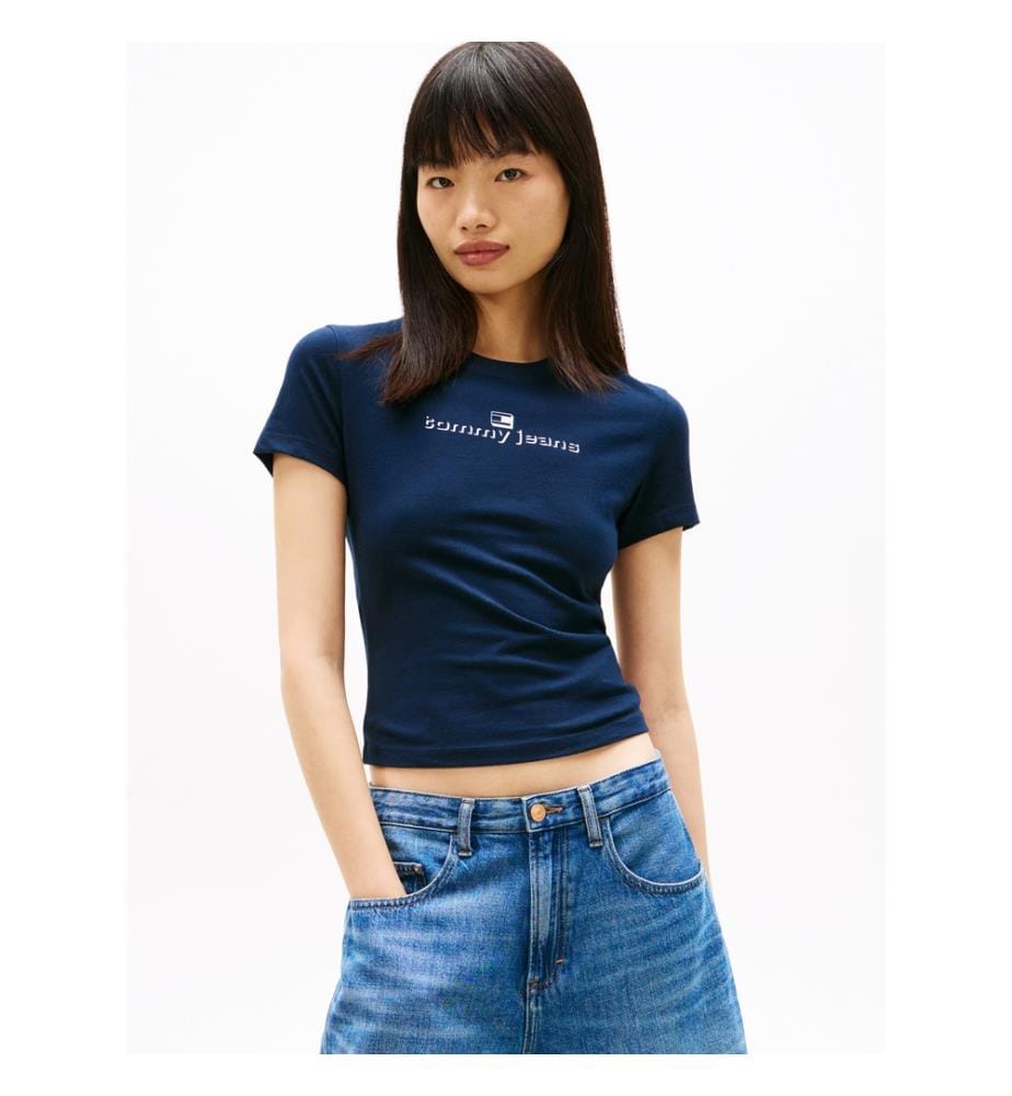 Lot de 2 T-Shirt Slim Fit - Blanc et Marine