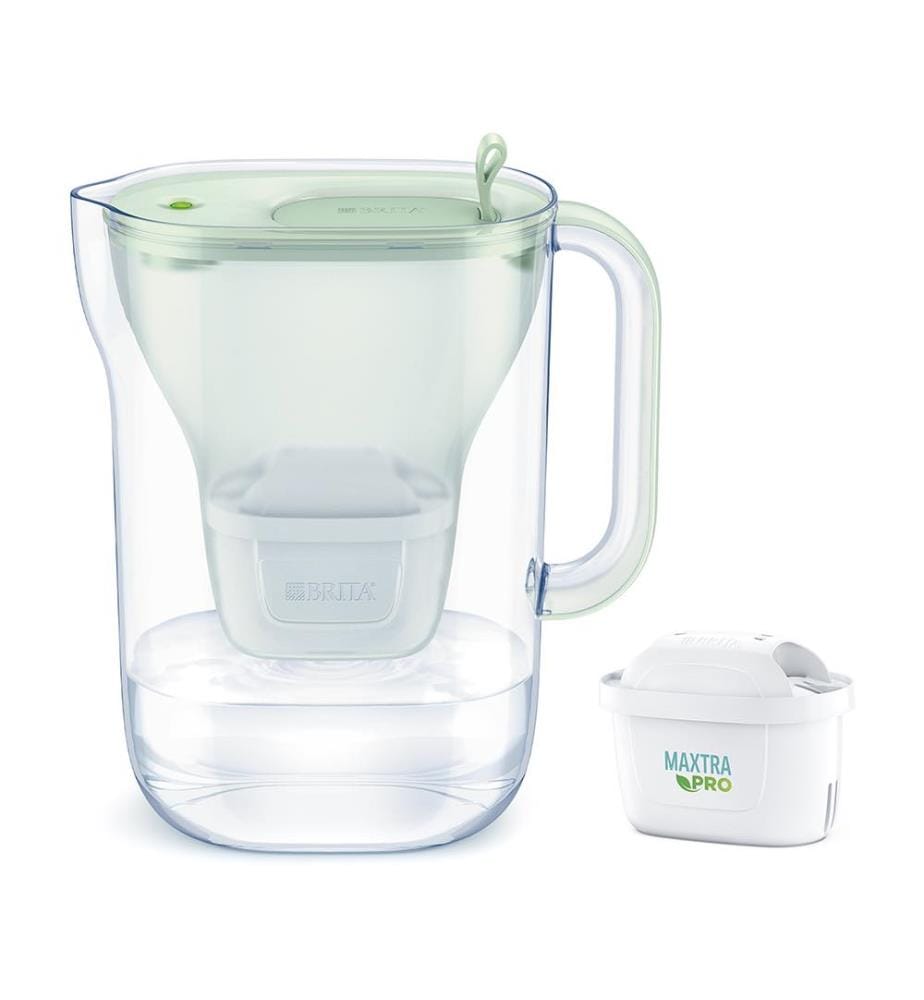 Filterkaraffe Style Eco 2.4 L + 1 x Maxtra Pro All-in-1 Kartusche - Hellgrün