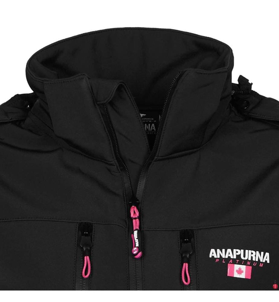 Veste Softshell Timmexana Noir Anapurna DeinDeal