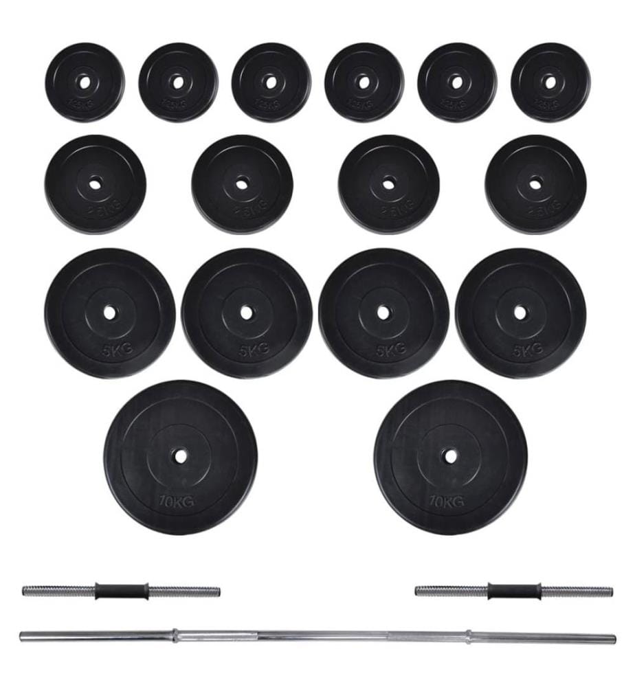 Halteres 4kg Ensemble D'haltères Kit Haltères Musculation Poids Ajustable 18 Pcs 40 Haltere 4kg