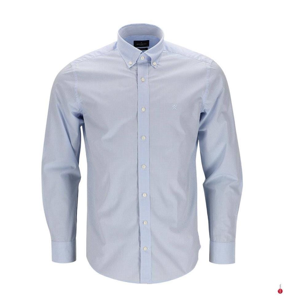 Hemd Mini Gingham - Hellblau