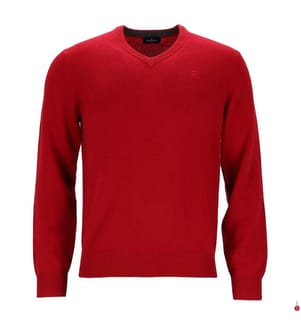 Pull en Laine d'Agneau - Rouge