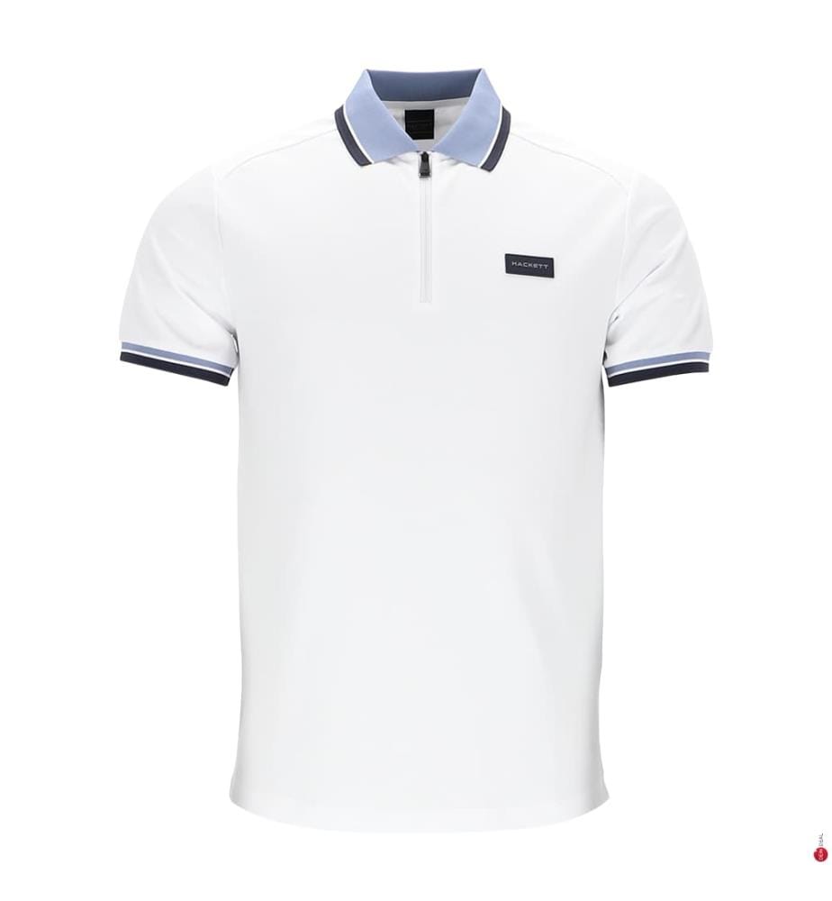 Polo a maniche corte regular fit - Bianco