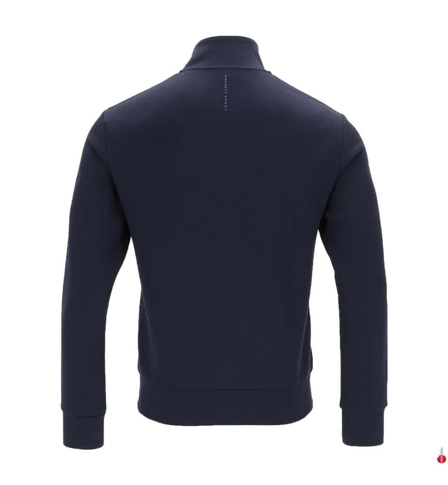 Giacca da tuta con cerniera e strisce - Blu navy