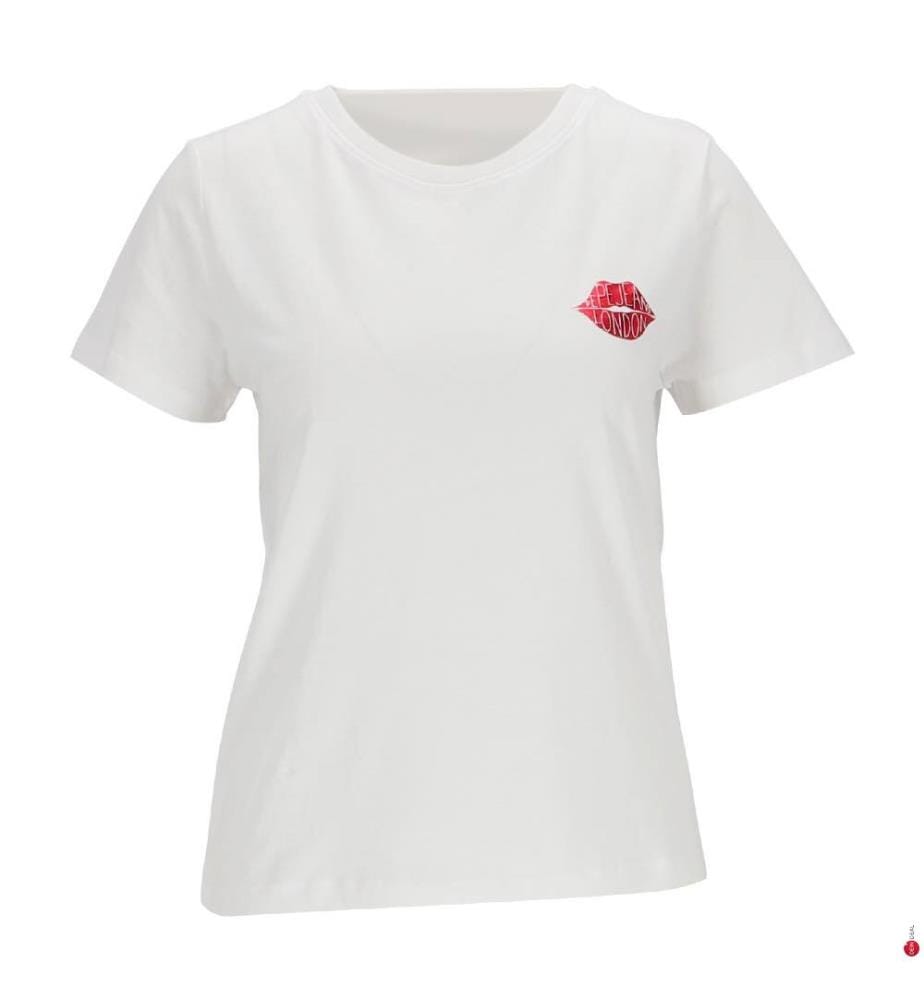 Graphic Print T-Shirt - Weiss