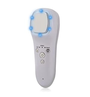 Multifunctional beauty instrument, hot and cold contrast, light skin treatment and sonic massager