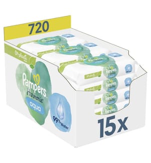 Harmonie Aqua - 15 packs of 48 wipes (720 wipes in total)
