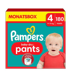 Baby-Dry - Grösse 4 (9-15 kg) - Set mit 180 Windeln