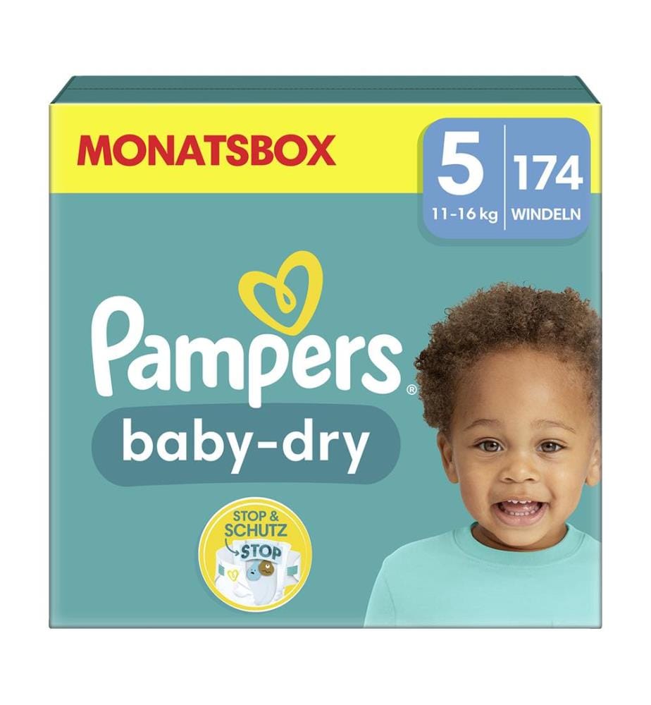 Baby-Dry - Taille 5 (11-16 kg) - Lot de 174 couches