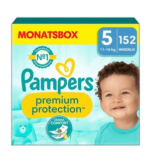 Premium Protection - Grösse 5 (11-16 kg) - Set mit 152 Windeln