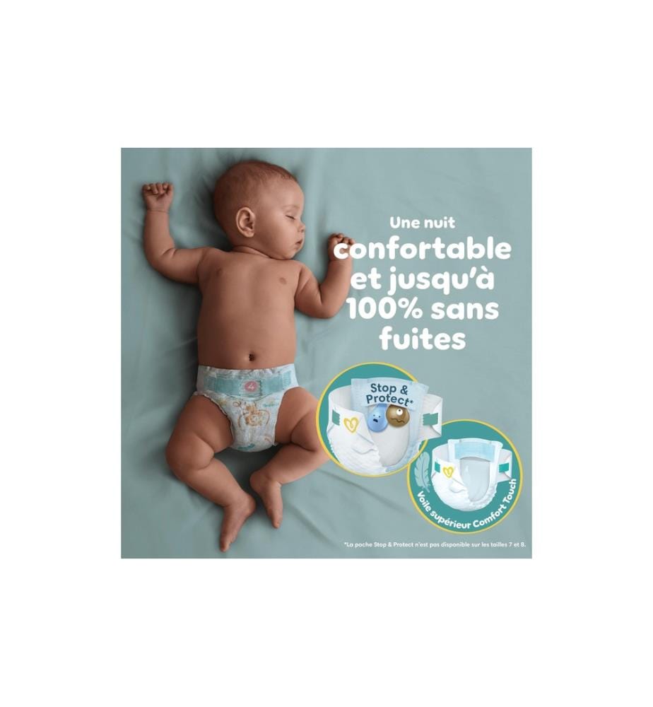 Pampers Baby Dry Gr.8 Extra Large 17+kg Scatola mensile - Set di 120 pannolini