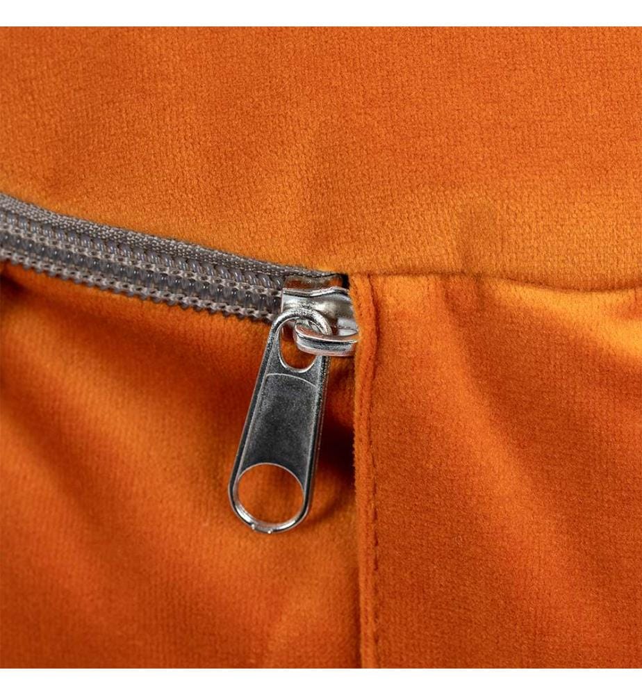 Cuscino Meditazione Zafu Navango In Pula Di Farro - Alt. 15cm, Cotone Lavabile, Giallo Miele - Foto 6