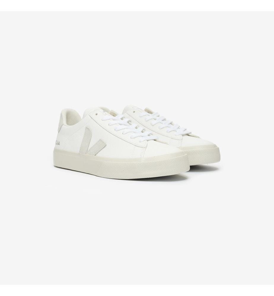 Baskets Campo - Blanc et naturel
