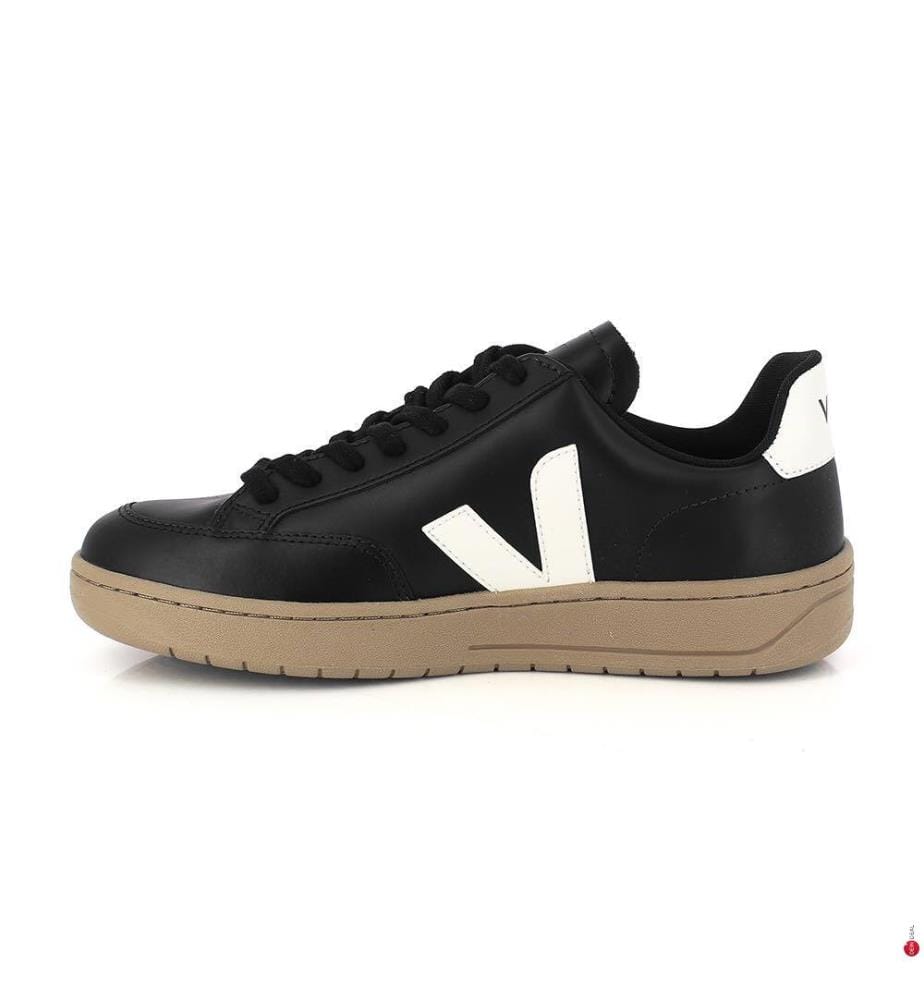 Baskets en cuir V-12 - Black Dune