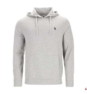 Felpa con cappuccio Lex - Grigio chiaro