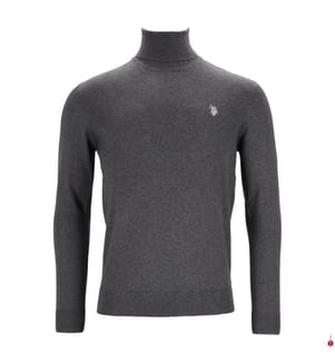 Rollkragenpullover - Grau