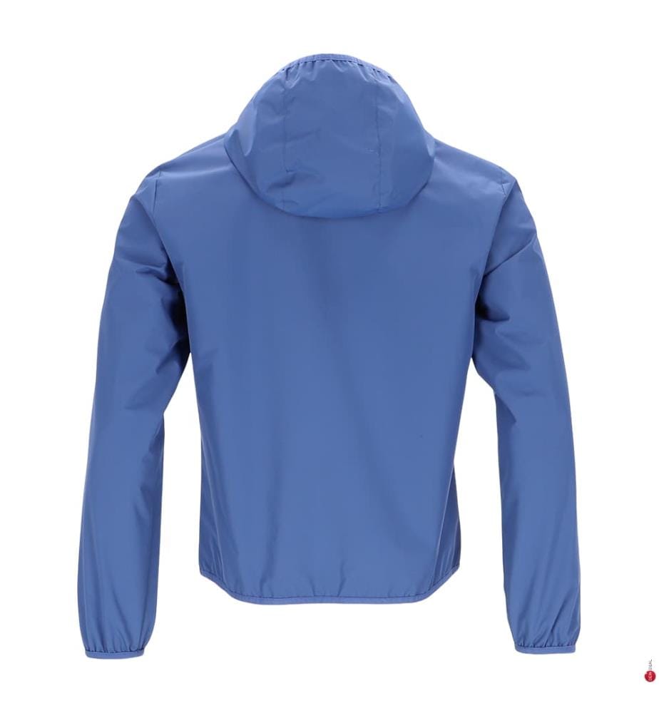 Giacca con cappuccio e zip - Blu