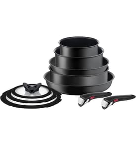 Batterie de Cuisine Ingenio 10 Pièces - Noir