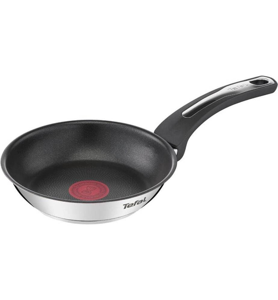 Frying pan Emotion G6 Ø18 cm, Silver, E30001 - Suitable for Induction, Gas, Electric, Ceramic & Halogen