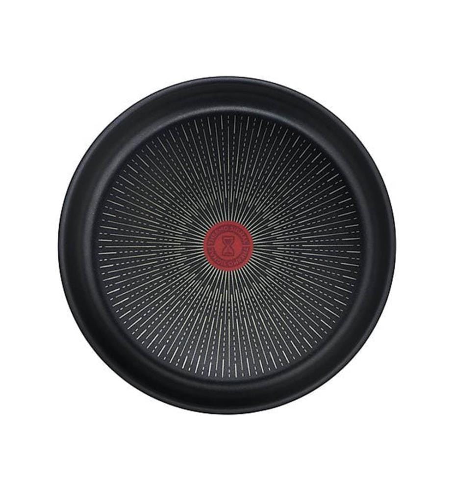 Set aus 2 Pfannen, Silber Ø24/26 cm, L97394 - Geeignet für Induktion, Gas, Elektrisch, Keramik & Halogen