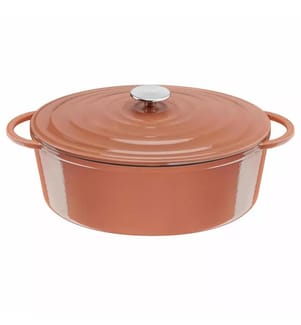 Ovale Auflaufform 34 x 26 cm – Terrakotta