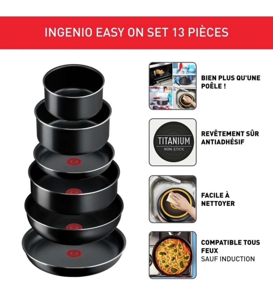 Tefal Tefal Ingenio Easy ON Pots & Pans Set, 13 … | DeinDeal
