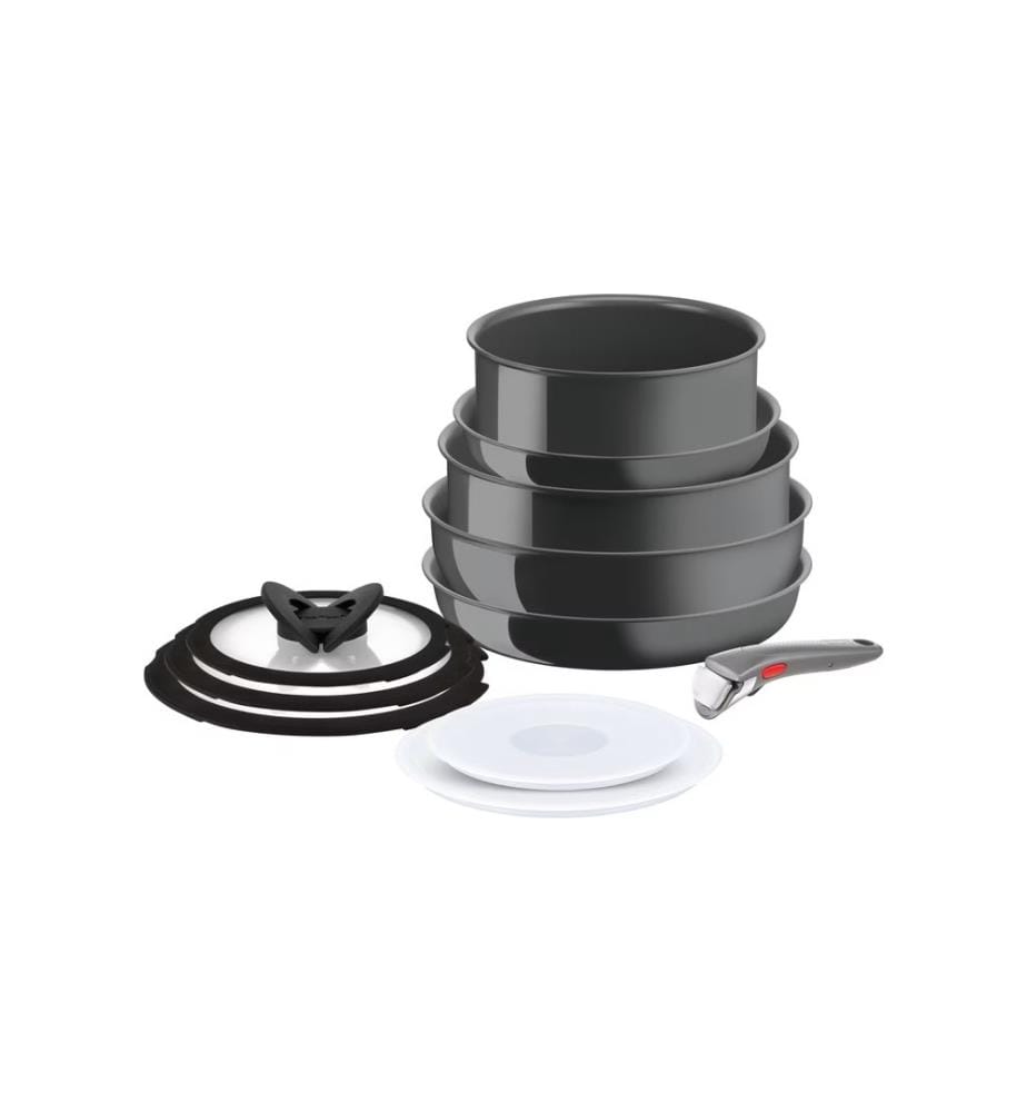 Set di Pentole Ingenio Renew da 11 Pezzi - Nero