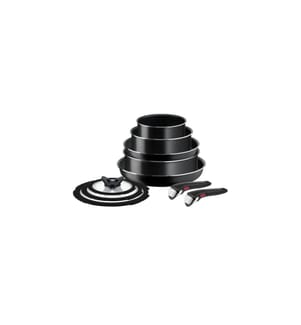 Set di Pentole Ingenio Easy Cook & Clean da 10 Pezzi - Nero